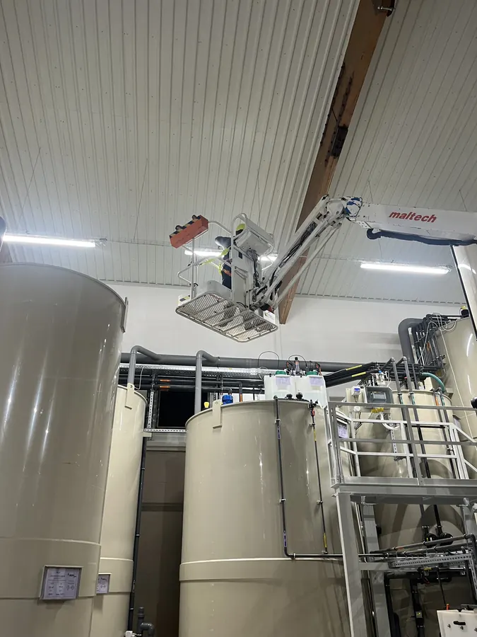 Ipari LED-világítás kiépítése – Elektron Sopron, Sopron, ipari létesítmény
